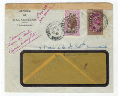 Lettre De La Banque De Madagascar Tananarive 1939 - Otros & Sin Clasificación