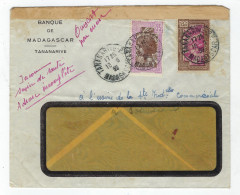 Lettre De La Banque De Madagascar Tananarive 1939 - Autres & Non Classés