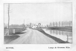 Prent - Langs De Kromme Rijn - Bunnik  - 8.5x12.5 Cm - Other & Unclassified