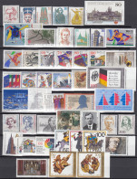 BRD Jahrgang 1989, Postfrisch **, Komplett 1397-1443 (ohne C + D) - Unused Stamps