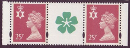 1994 GB Northern Ireland Regionals Machin Strip Of 25p X 2 With Centre Label - SG NI72 UM/MNH - Machins