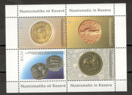 KOSOVO - MNH BLOCK - COIN ON STAMP - 2006. - Kosovo