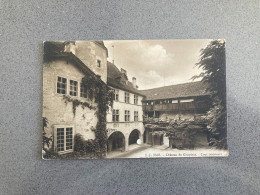 Chateau De Gruyeres - Cour Interieure Carte Postale Postcard - Gruyères