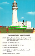 R515059 Flamborough Lighthouse. Built 1806. By John Matson. Bamforth. Color Glos - Monde