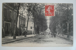 Cpa 1903 AVALLON Avenue De La Gare - BL64 - Avallon