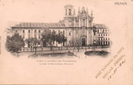. PORTUGAL . BRAGA . Lyceu  E Bibliotheca Publiqua . - Braga