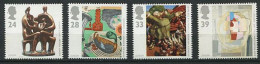 191 GRANDE BRETAGNE 1993 - Yvert 1674/77 - Europa Art Sculpture Nature Morte - Neuf ** (MNH) Sans Charniere - Unused Stamps