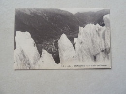 Chamonix Vu Du Glacier Des Bossons - 7767 - Editions Jullien Frères - Année 1943 - - Chamonix-Mont-Blanc
