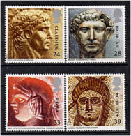 191 GRANDE BRETAGNE 1993 - Yvert 1679/82 - Bretagne Romaine Tetes Portraits - Neuf ** (MNH) Sans Charniere - Unused Stamps