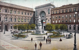 Milano Piazza Della Scala Con Palazzo Marino - Milano