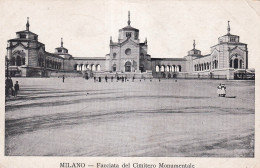 Milano Facciata Del Cimitero Monumentale - Milano
