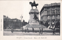 Milano Largo Cairoli Monumento Garibaldi - Milano (Mailand)