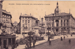 Milano Piazza Cordusio Col Monumento A Parini - Milano (Mailand)