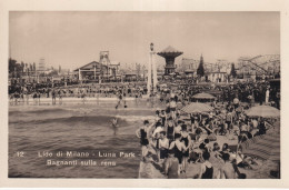 Lido Di Milano Luna Park Bagnanti Sulla Rena  - Milano (Milan)