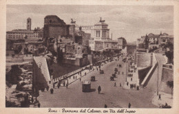 Roma Panorama Dal Colosseo Con Via Dell'impero  - Otros & Sin Clasificación