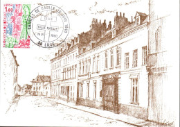 MAISON NATALE DE CHARLES DE GAULLE 1980 - Commemorative Postmarks