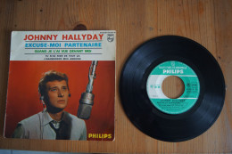 JOHNNY HALLYDAY EXCUSE MOI PARTENAIRE EP 1965 VARIANTE  BEATLES - 45 G - Maxi-Single