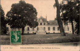 N°2806 W -cpa Villecresnes -le Château De Cercay- - Villecresnes