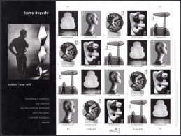 USA 2004 Birth Centenary Of Isamu Noguchi (sculptor) Sheetlet Unmounted Mint. - Unused Stamps