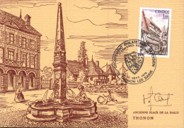 CONGRES PHILATELIQUE REGIONAL THONON LES BAINS 1979 - Commemorative Postmarks