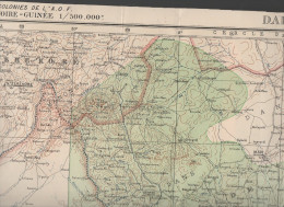 Colonies De L'AOF Daloa Côte D'Ivoire  Grande Carte 1/500000  (CAT7191) - Cartes Topographiques