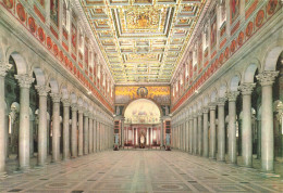 ITALIE - Roma - Basilique De S Paul - Vue De L'intérieure - Carte Postale Ancienne - Churches