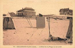 Biscarosse Plage * L'hôtel De La Plage Vu De La Mer * Baigneuse - Biscarrosse
