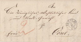 Brief K2 Breslau 3.12.(1849) Gel. Nach Cosel Mit Inhalt - Precursores