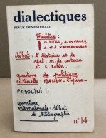 Revue Trimestrielle Dialectiques N° 14 - Art