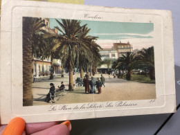 TOULON-PLACE DE LA LIBERTE. LES PALMIERS CARTE ANIMEE - Toulon