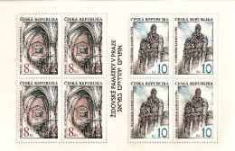 A 142-3 Czech Republic Jewish Prague 1997 Joint Issue With Israel - Guidaismo