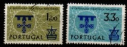 PORTUGAL  -   1960.  Y&T N° 881 / 882 Oblitérés.   Expo Philatélique à Lisbonne. - Gebruikt