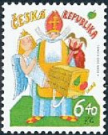 ** 336 Czech Republic - St Nicolas 2002 Angel Devil - Unused Stamps