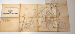 CARTINA  '900 RIFORMA FONDIARIA - MONDRAGONE S.MARIA CAPUA VETERE SPARANISE ROCCAMONFINA TEANO SESSA AURUNCA (STAMP398) - Topographical Maps