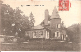 CRONAT (71) Le Château En 1910 - Autres & Non Classés