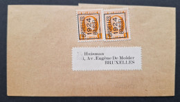 Typo 92A (BRUXELLES 1924 BRUSSEL) Op Wikkel - Tipo 1922-31 (Houyoux)