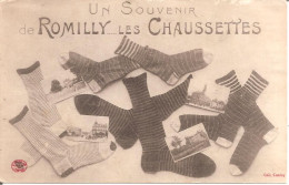ROMILLY (10) Un SOUVENIR De ROMILLY ... LES CHAUSSETTES En 1917 - Romilly-sur-Seine