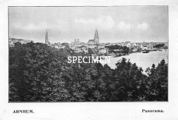 Prent - Panorama - Arnhem  - 8.5x12.5 Cm - Arnhem