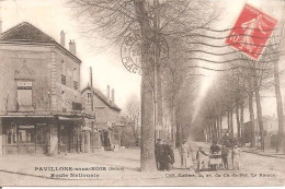 PAVILLONS-SOUS-BOIS (93) Route Nationale En 1919 (Belle Animation) - Sonstige & Ohne Zuordnung