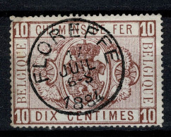 Belgique 1879 COB TR 1 Belle Oblitération FLOREFFE (centrale - Concours) - Gebraucht