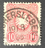 Deutsches Reich 1880, Mi 41b Plattenfehler VI , Gestempelt Geprüft Wiegand BPP - Used Stamps