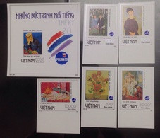 Vietnam Viet Nam MNH Imperf Stamps & SS 1993 : World Philatelic Exhibition / Art Paintings Of Van Gogh / Picasso (Ms666) - Vietnam
