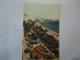 FRANCE POSTCARDS  CANNES LA PROMENADE 1959 - Altri & Non Classificati