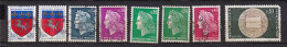 France 1510 + 1510c + 1535 + 1536 + 1536 A + 1536 B + 1542 + 1611 B ° - Used Stamps