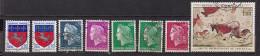 France 1510 + 1510c + 1535 + 1536 + 1536 A + 1536 B + 1555 + 1611 B ° - Used Stamps