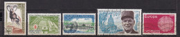 France 1613 + 1614 + 1615 + 1630 + 1637 ° - Used Stamps