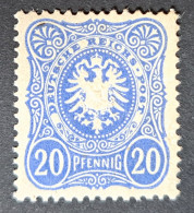 Deutsches Reich 1880, Mi 42 MNH(postfrisch) Geprüft Wiegand BPP - Ongebruikt