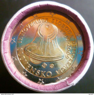 Slovacchia - 2 Euro 2009 - 20th Ann.of The Day Of The Struggle For Freedom And Democracy - Original Roll Of 25 Coins - Slovaquie