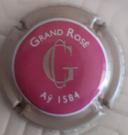 CAPSULE CHAMPAGNE GOSSET . GRAND ROSE AY . 1584  . SCAN - Gosset