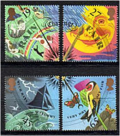 191 GRANDE BRETAGNE 2001 - Yvert 2240/43 - Le Temps - Barometre Chien Chat Oiseau - Neuf ** (MNH) Sans Charniere - Nuevos